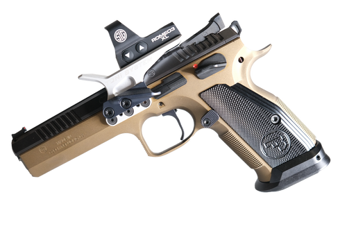 CZ TS 2 DEEP BRONZE SA 9x19 134MM BARREL WITH TONI OPTIC MOUNT AND SIG ROMEO 3XL