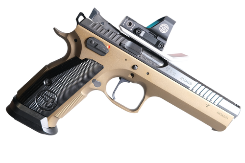 CZ TS 2 DEEP BRONZE SA 9x19 134MM BARREL WITH TONI OPTIC MOUNT AND SIG ROMEO 3XL - Image 4